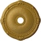 Ekena Millwork Heaton Ceiling Medallion (Fits Canopies up to 6 1/2"), 27 1/2"OD x 3 7/8"ID x 2 1/4"P, Pharaohs Gold CM27HEPGS - alternate 1